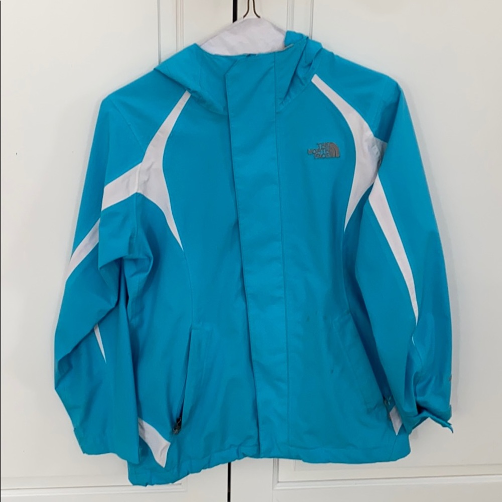 Girls Blue Northface Ski Jacket